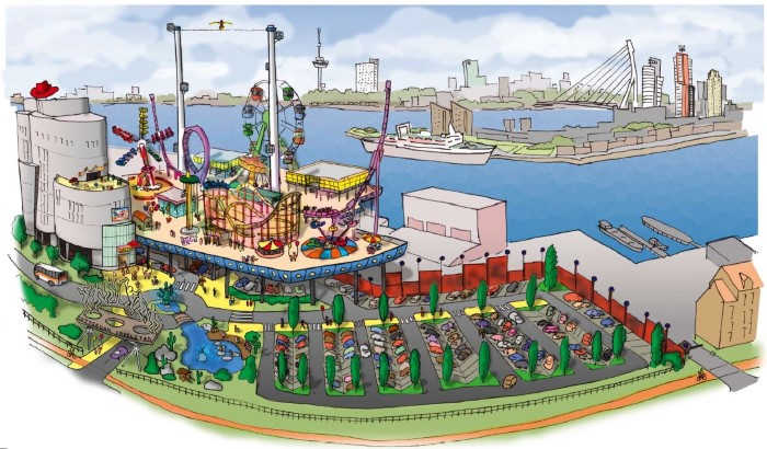 Attractiepark Rotterdam: Een kijkje op de bouwplaats