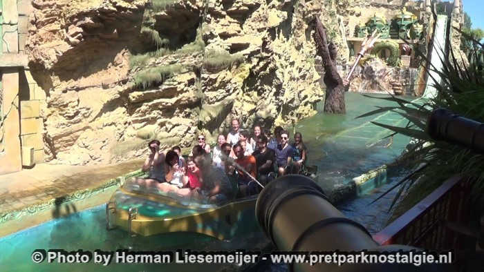 Gardaland - Fuga da Atlantide waterachtbaan Gardaland - Fuga da Atlantide waterachtbaan